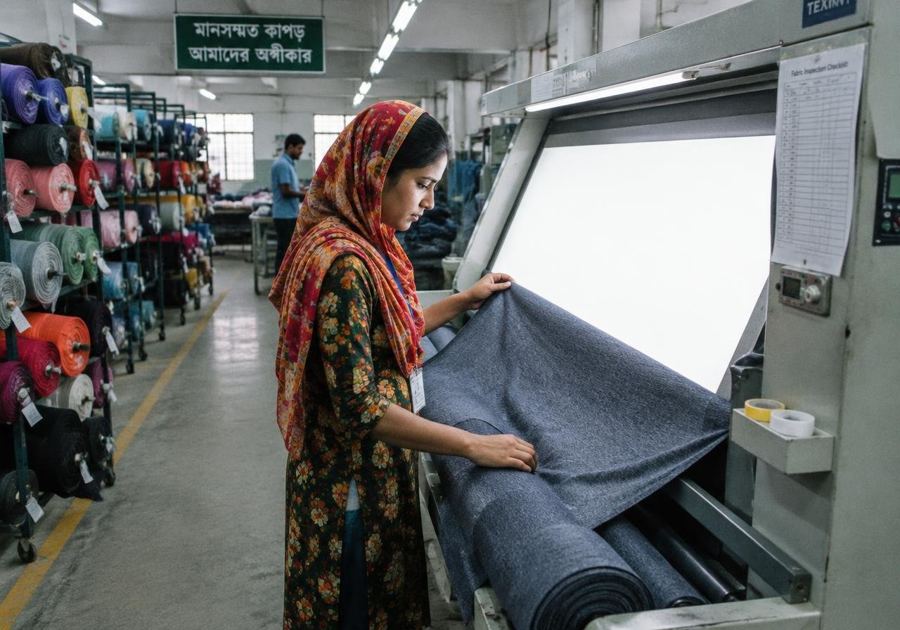 Fabric inspection within our manufacturing network