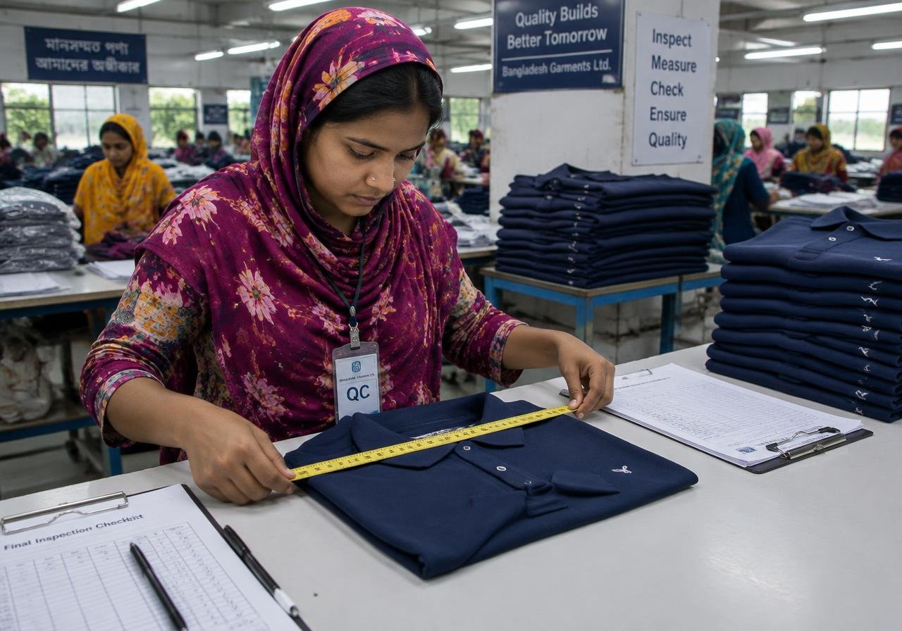 Quality Inspection within the Arrows Attire manufacturing network